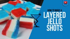 4th of July Vodka Jello Shots