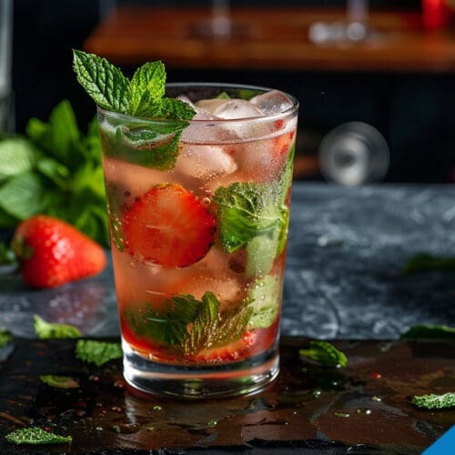 Berryjito Cocktail Recipe - Fruity Mint Delight
