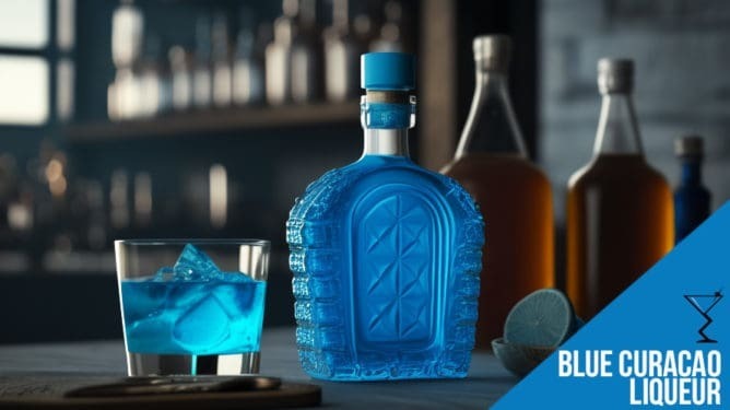 Blue Curacao liqueur