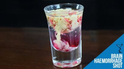 Brain Haemorrhage or Bloody Brain Shot