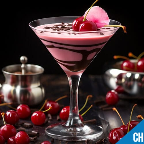 Chocolate Covered Cherry Martini