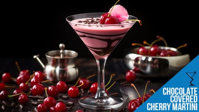 Chocolate Covered Cherry Martini