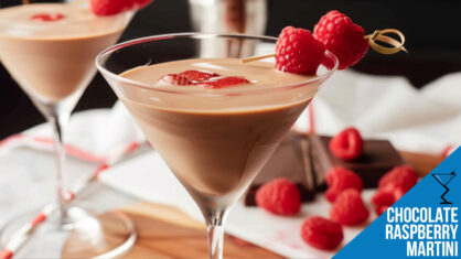 Chocolate Raspberry Martini Recipe - Decadent and Creamy Cocktail