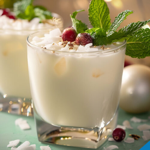 Christmas in the Tropics Cocktail Recipe - Creamy, Coconut Holiday Escape