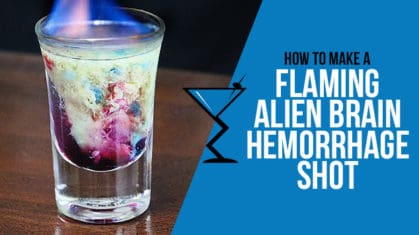 Flaming Alien Brain Hemorrhage Shot