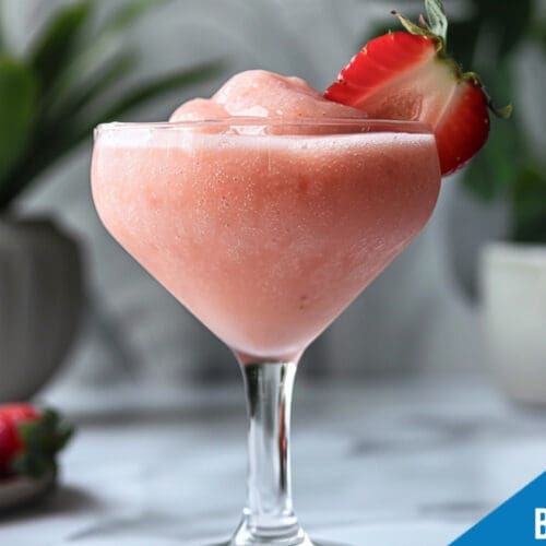 Frozen Strawberry Banana Colada Recipe - Tropical Delight