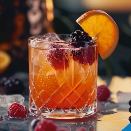 Mandarin Bramble Cocktail Recipe - Refreshing Citrus Delight
