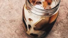 Mason Jar Iced Irish Coffee