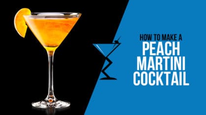 Peach Martini Cocktail
