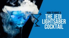 Jedi Lightsaber cocktail