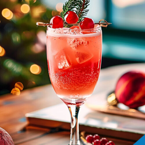 Aussie Noel Blush - Festive Guava and Shiraz Christmas Cocktail