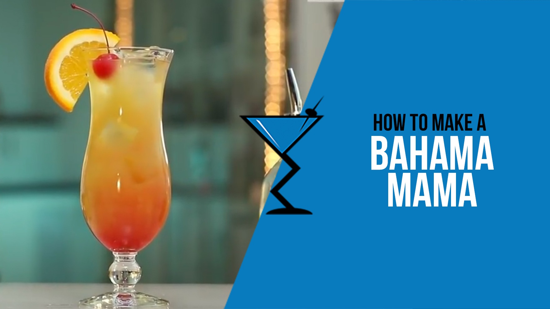 The Bahama Mama Recipe - Drink Lab Cocktail &amp; Drink Recipes