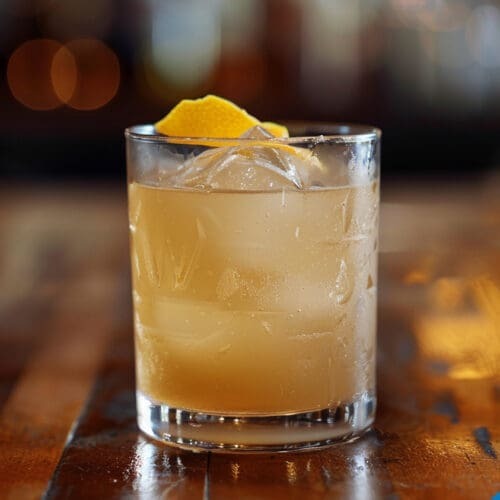 Brandy Fizz Cocktail Recipe - Refreshing and Effervescent