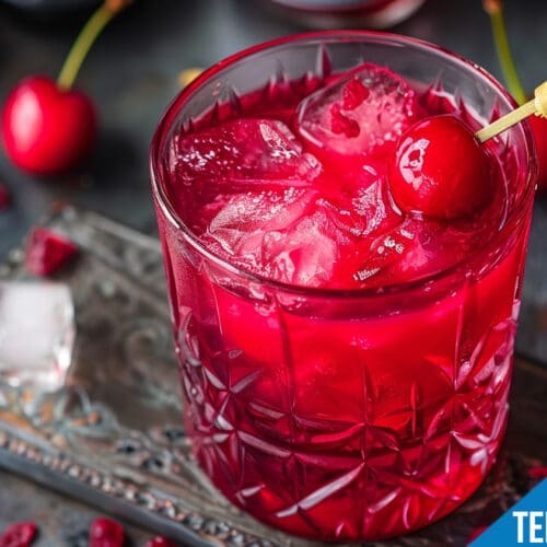 Cherry Temple Mocktail Recipe - Refreshing and Classic Delight