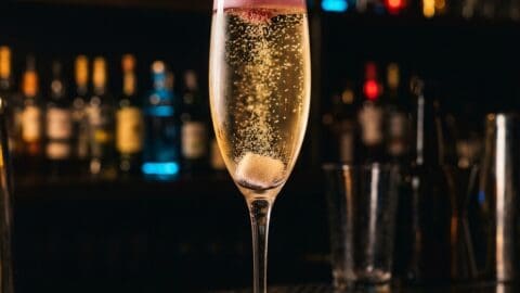 Goodnight Kiss Cocktail Recipe - Elegant Champagne Delight