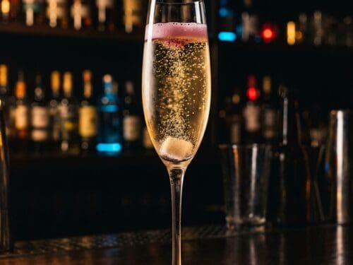Goodnight Kiss Cocktail Recipe - Elegant Champagne Delight