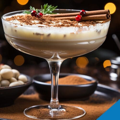 Eggnog Martini