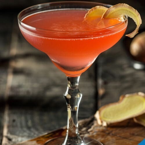 Ginger Cosmo Cocktail Recipe - Spicy Twist on a Classic
