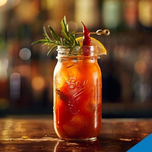 Mason Jar Bloody Mary Recipe - Rustic Brunch Delight