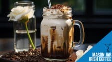 Mason Jar Irish Coffee