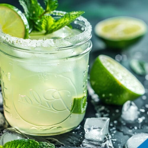 Mason Jar Margarita Recipe - Classic Blended Delight