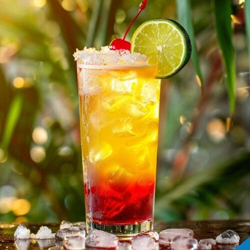 Mountain Sunrise Cocktail Recipe - Refreshing Gold Tequila and Citrus Mix