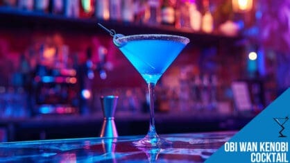 Obi Wan Kenobi Cocktail: A Blue Tribute to a Jedi Master