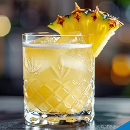 Pineapple Fizz Cocktail Recipe - Tropical and Refreshing