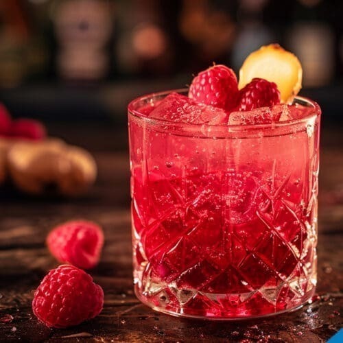Red Berry Sling Cocktail Recipe - Refreshing Berry Bliss