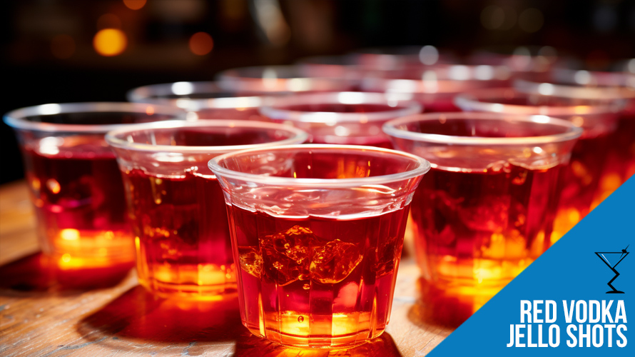 Red Vodka Jello Shots Recipe Drink Lab Cocktail Recipes