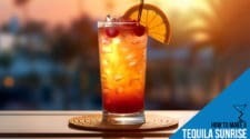Tequila Sunrise Cocktail
