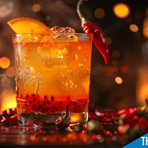 The Girl on Fire Cocktail Recipe - Bold and Fiery Delight