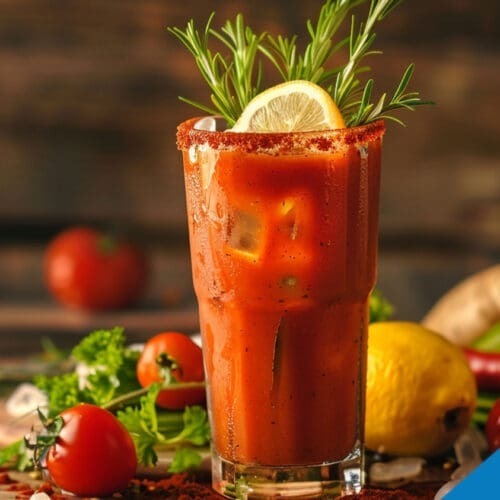 Virgin Bloody Mary Mocktail Recipe - Spicy and Savory Delight