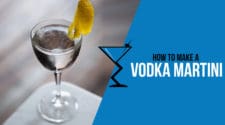 Vodka Martini Cocktail