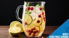 White Christmas sangria