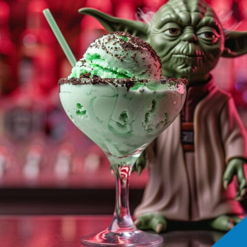 Yoda Poop Cocktail: A Minty Star Wars Treat